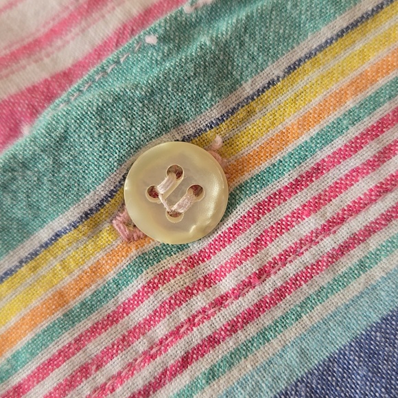 🍭VTG colorblock button down shirt - Picture 9 of 9